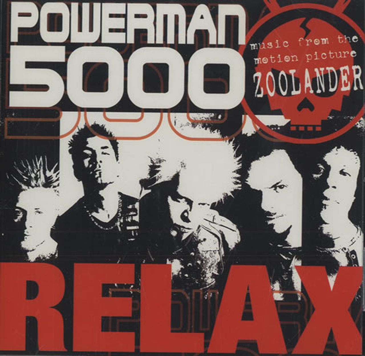 Powerman 5000 Relax US Promo CD single (CD5 / 5") PRCD-11441-2
