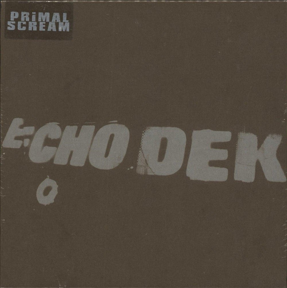 Primal Scream Echo Dek - Sealed UK 7" single box set CREL7224