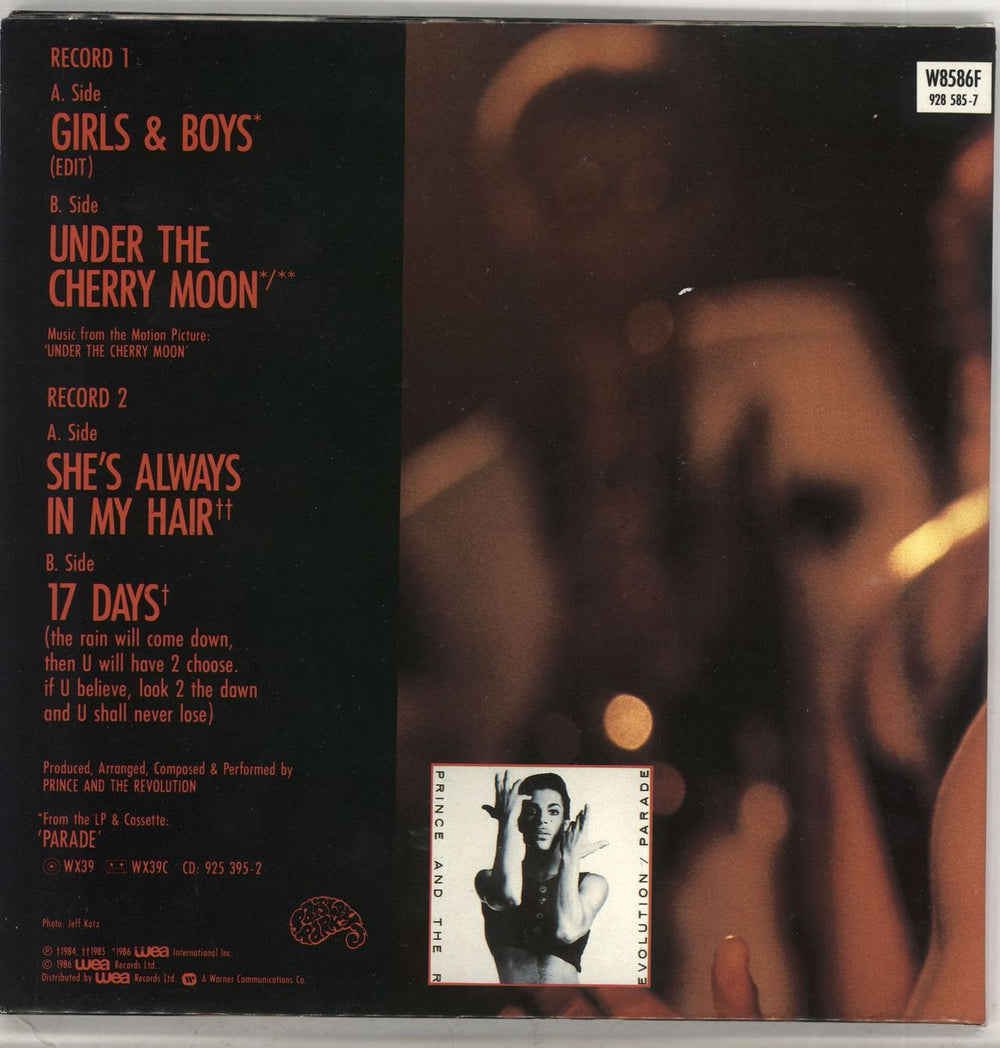 Prince Girls & Boys - Doublepack - EX UK 7" vinyl single (7 inch record / 45) PRI07GI707075