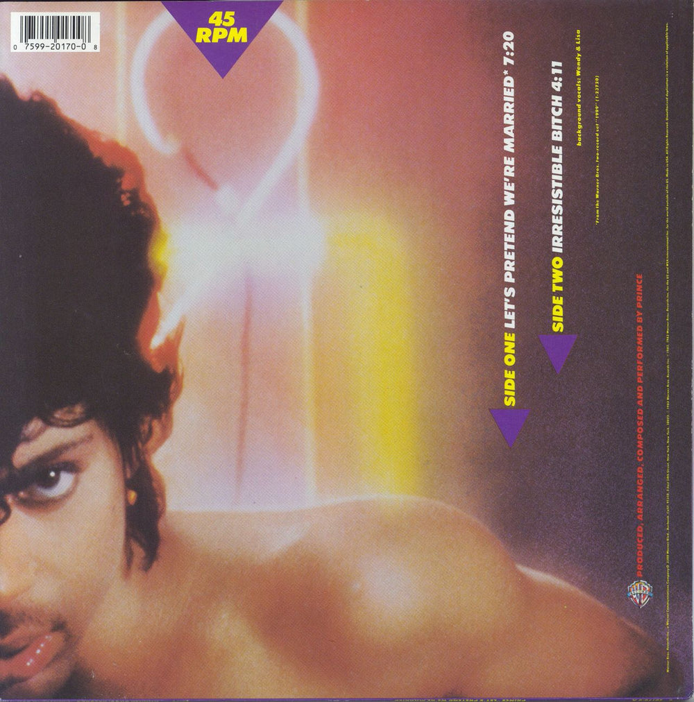 Prince Let's Pretend We're Married US 12" vinyl single (12 inch record / Maxi-single)