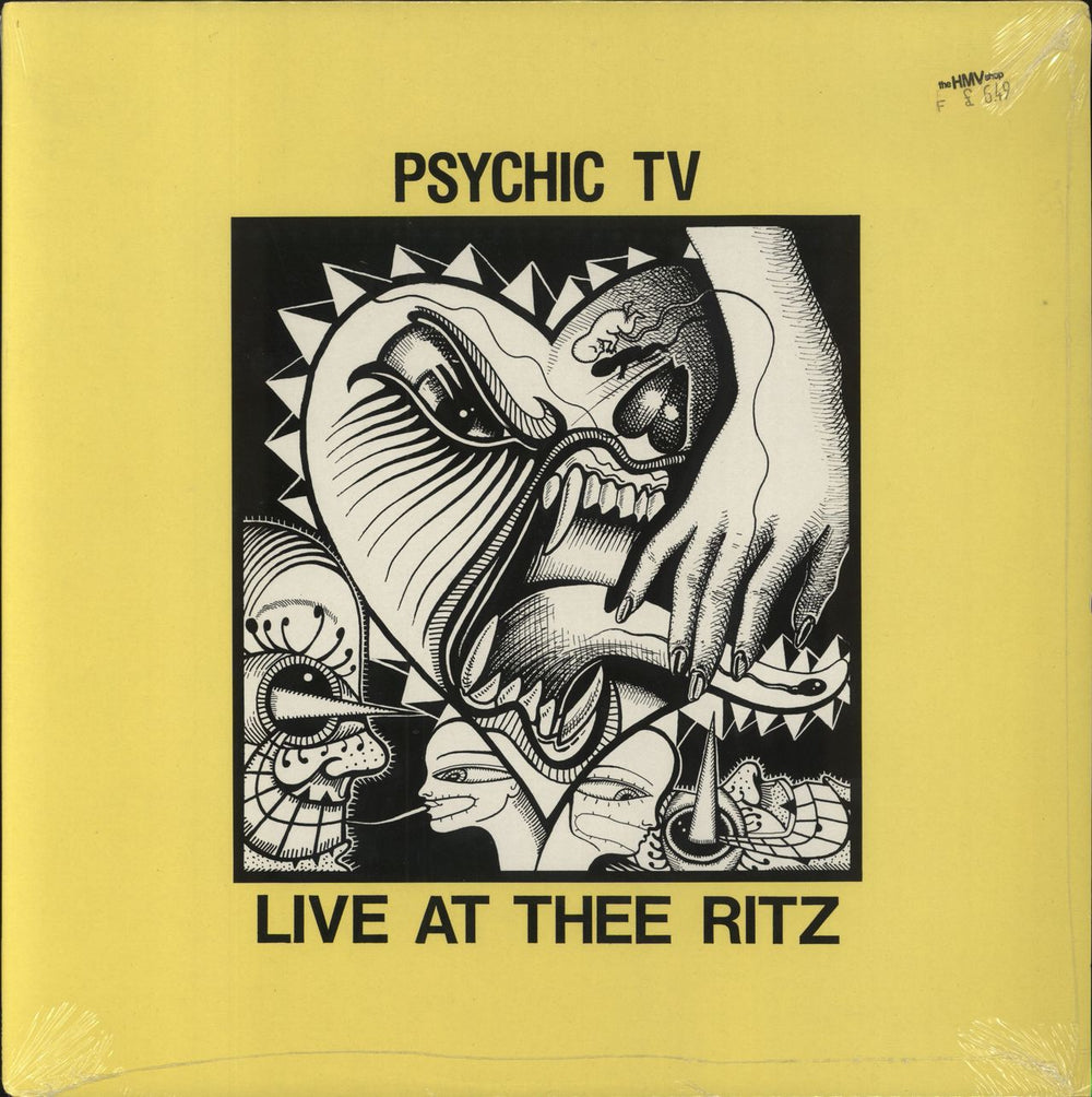 Psychic TV Live At The Ritz UK vinyl LP album (LP record) TOPY045