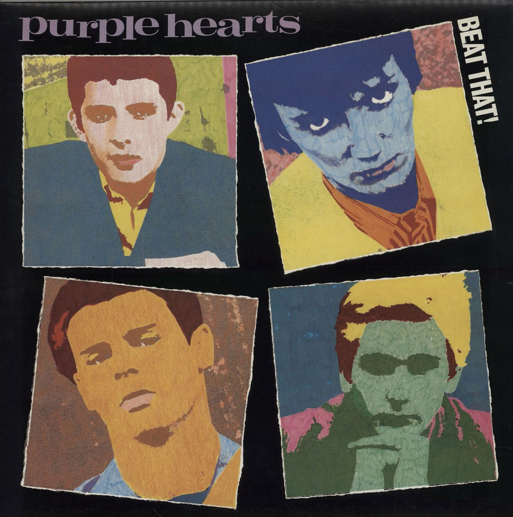 Purple Hearts Beat That! UK vinyl LP album (LP record) FIX002