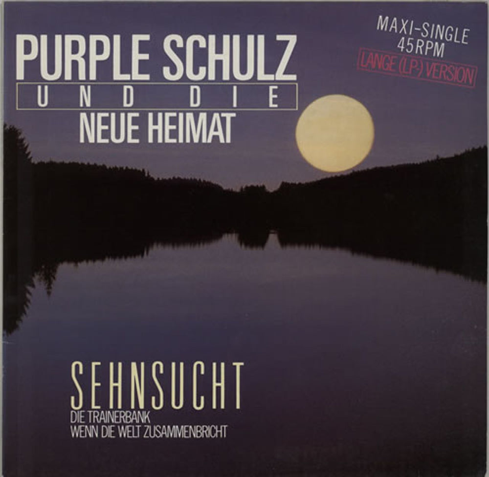 Purple Schulz Sehnsucht German 12" vinyl single (12 inch record / Maxi-single) 1CK0602004526