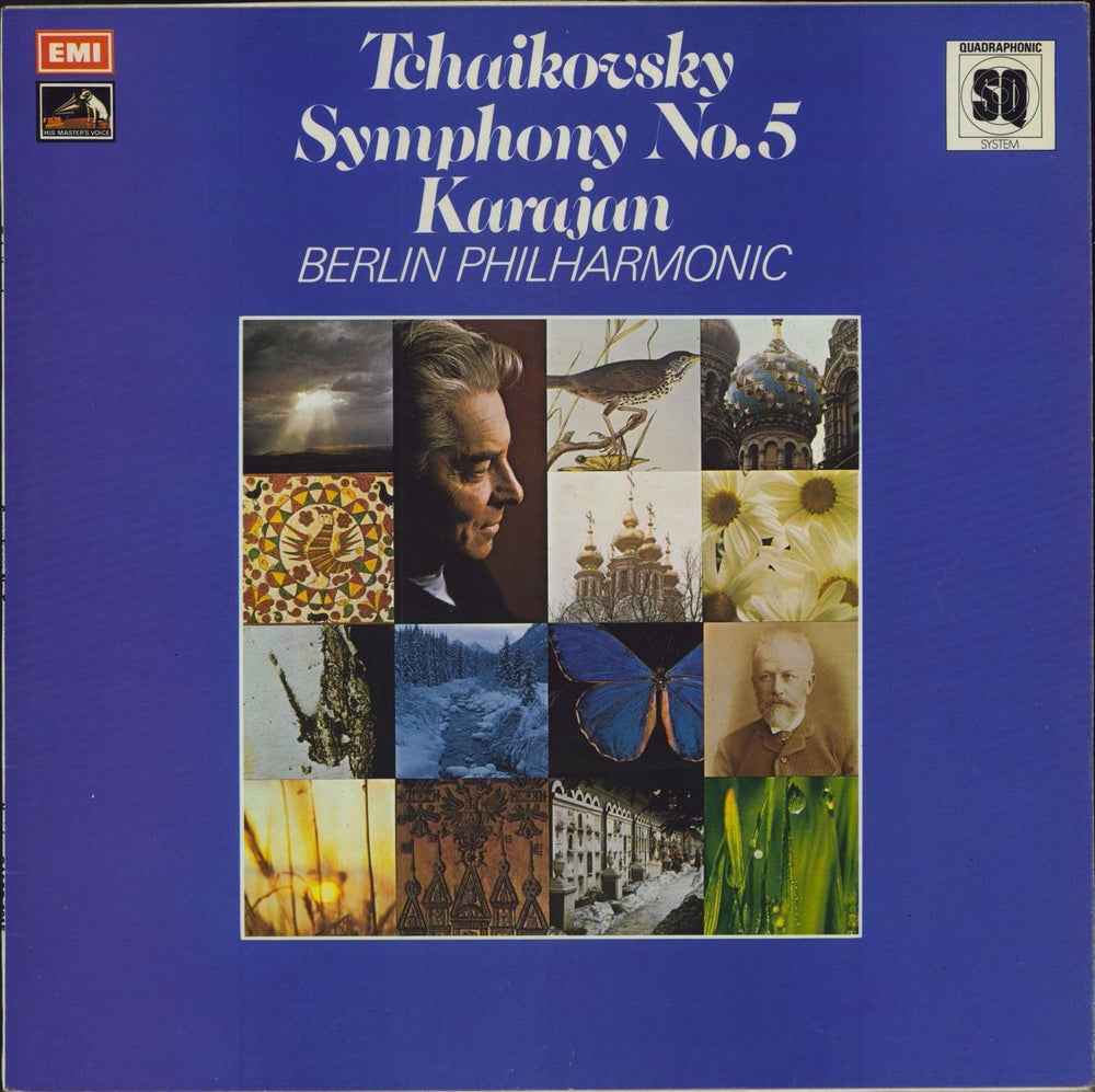 Pyotr Ilyich Tchaikovsky Symphony No. 5 in E Minor, Op.64 UK vinyl LP album (LP record) Q4ASD2815