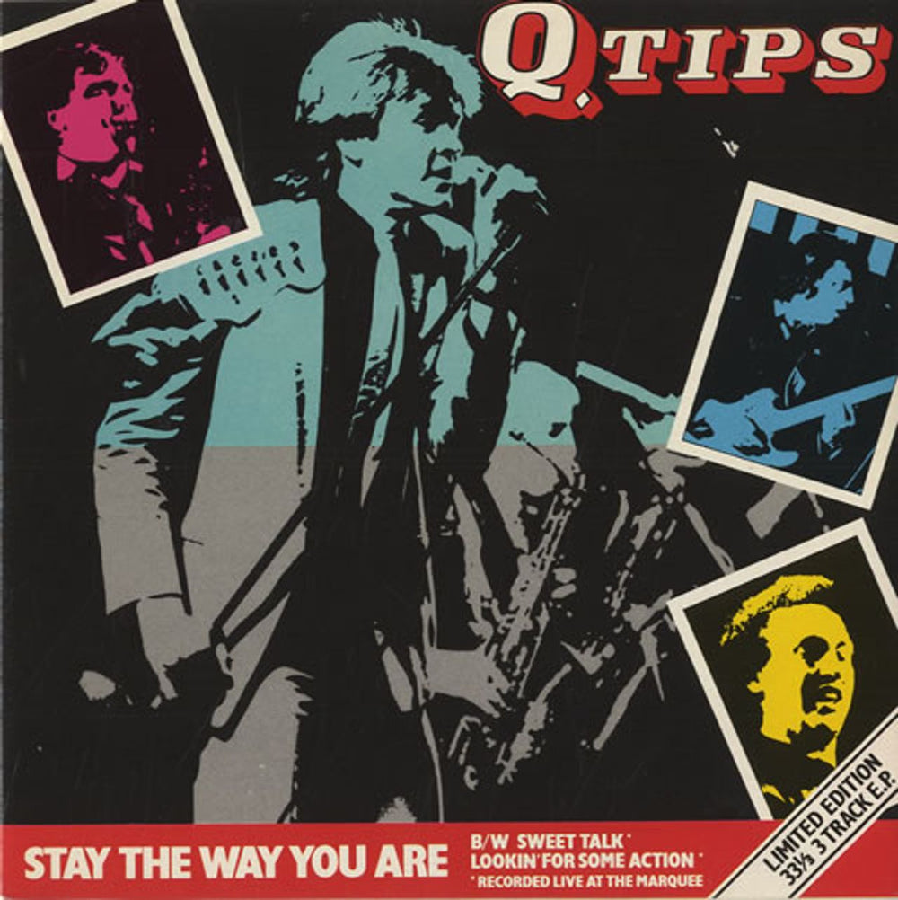 Q-Tips Stay The Way You Are EP UK 7" vinyl single (7 inch record / 45) CHS2518