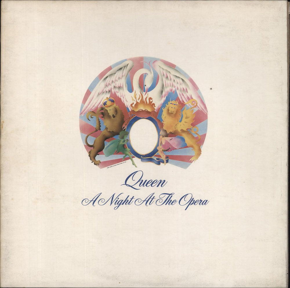 Queen A Night At The Opera - 1st - VG/EX UK vinyl LP album (LP record) EMTC103