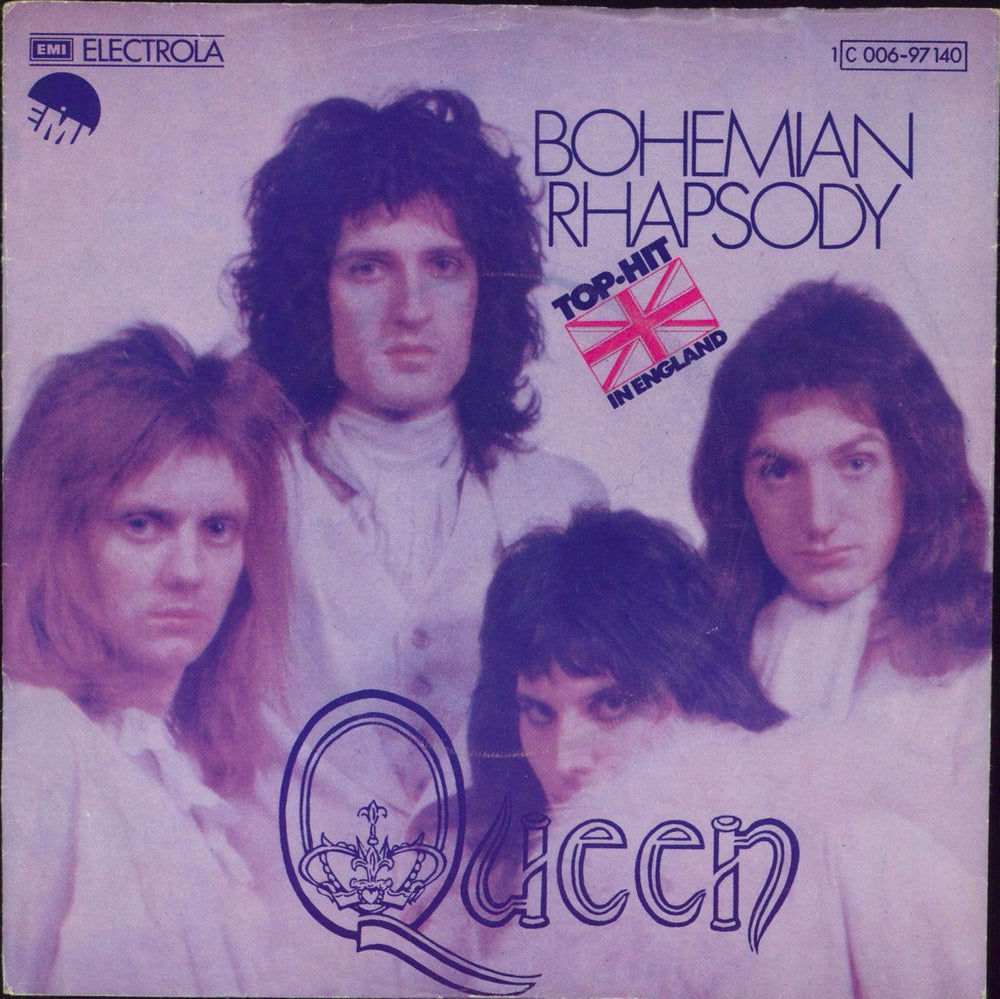 Queen Bohemian Rhapsody German 7" vinyl single (7 inch record / 45) 1C006-97140