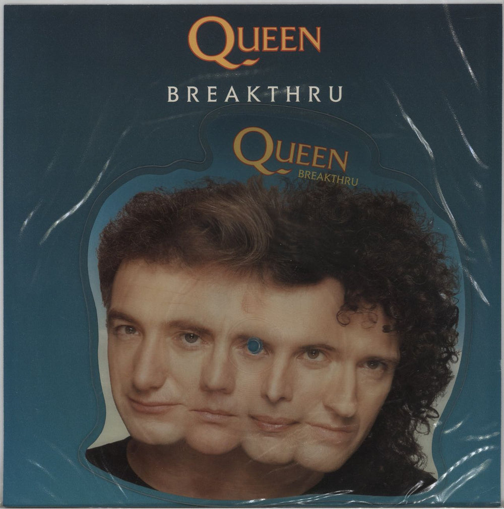 Queen Breakthru UK shaped picture disc (picture disc vinyl record) QUEENPD11