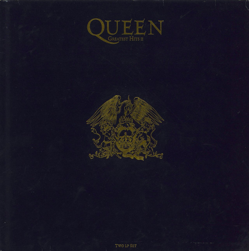 Queen Greatest Hits II - 1st - VG UK 2-LP vinyl record set (Double LP Album) PMTV2