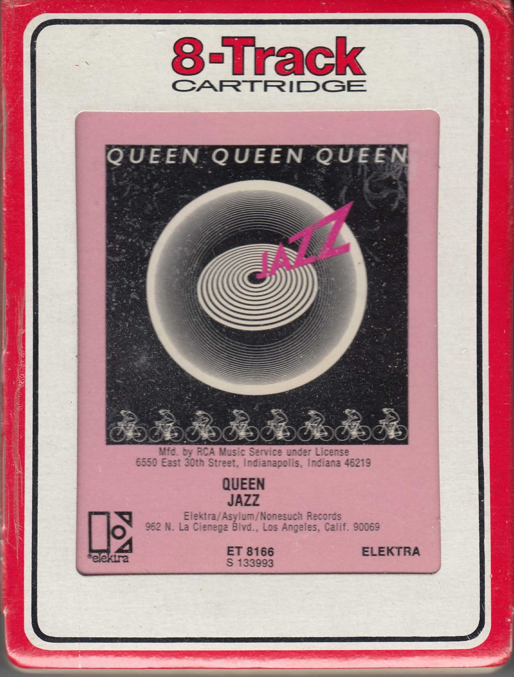 Queen Jazz US 8-track cassette ET-8166