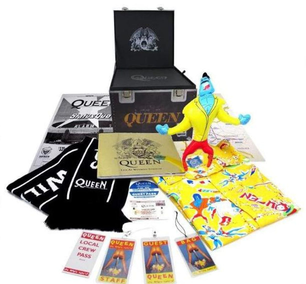 Queen Live At Wembley Stadium - Wembley Roadie Cube UK CD Album Box Set