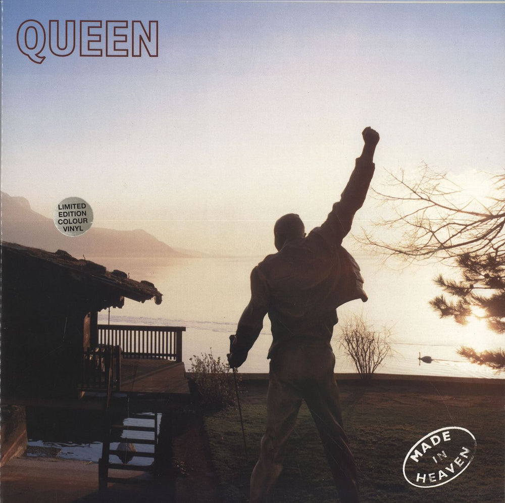 Queen Made In Heaven - Cream Vinyl - Flipped Labels UK vinyl LP album (LP record) PCSD167