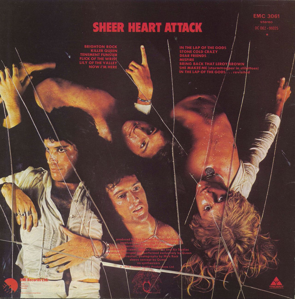 Queen Sheer Heart Attack - 3rd UK vinyl LP album (LP record) 5099919602516