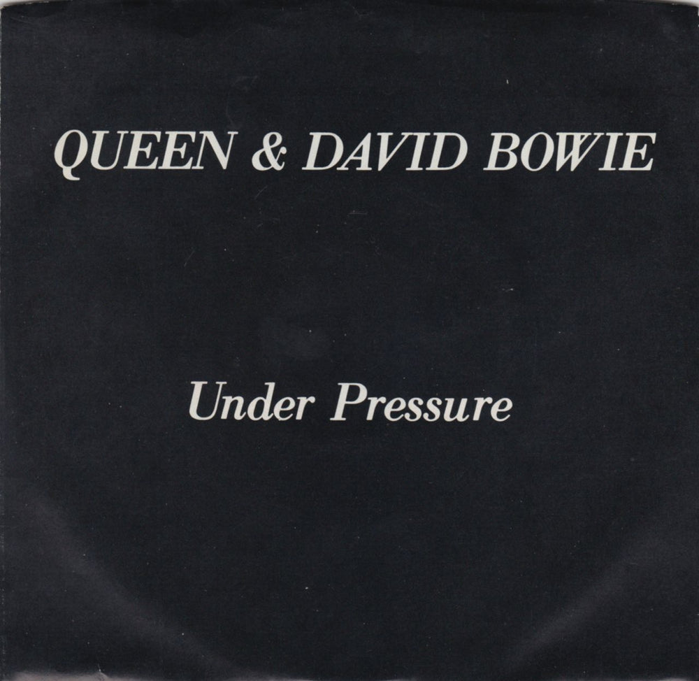 Queen Under Pressure + P/S US 7" vinyl single (7 inch record / 45) E-47235