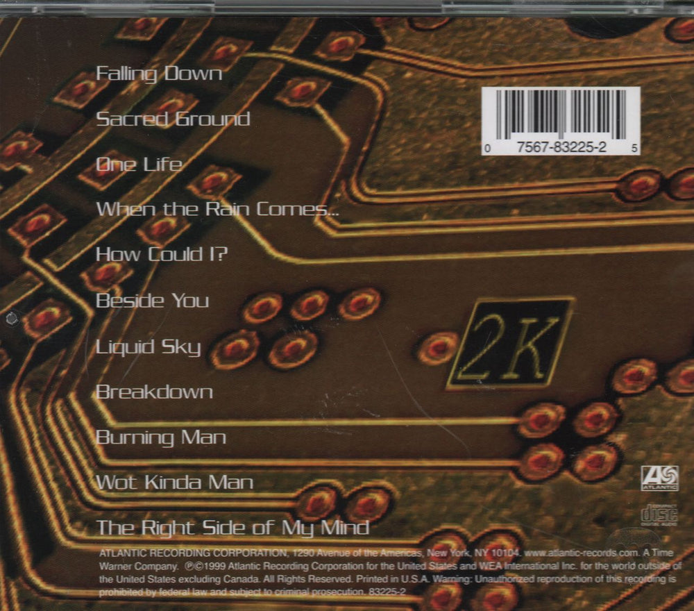 Queensryche Q2k US Promo CD album (CDLP) QRYCDQK145112