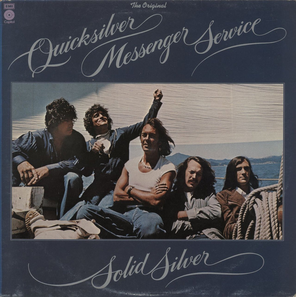 Quicksilver Messenger Service Solid Silver UK vinyl LP album (LP record) E-ST11462