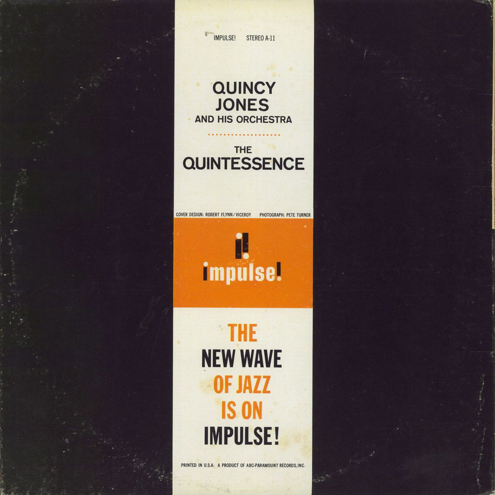 Quincy Jones The Quintessence US vinyl LP album (LP record)