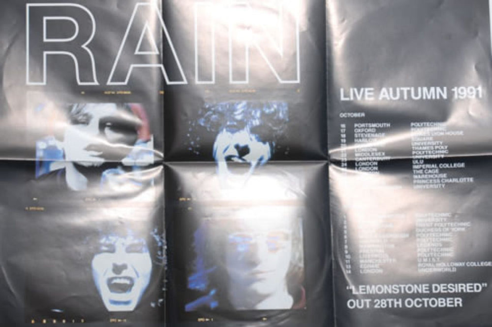 Rain (UK) Lemonstone Desired - Poster sleeve UK 10" vinyl single (10 inch record) RAI10LE603611