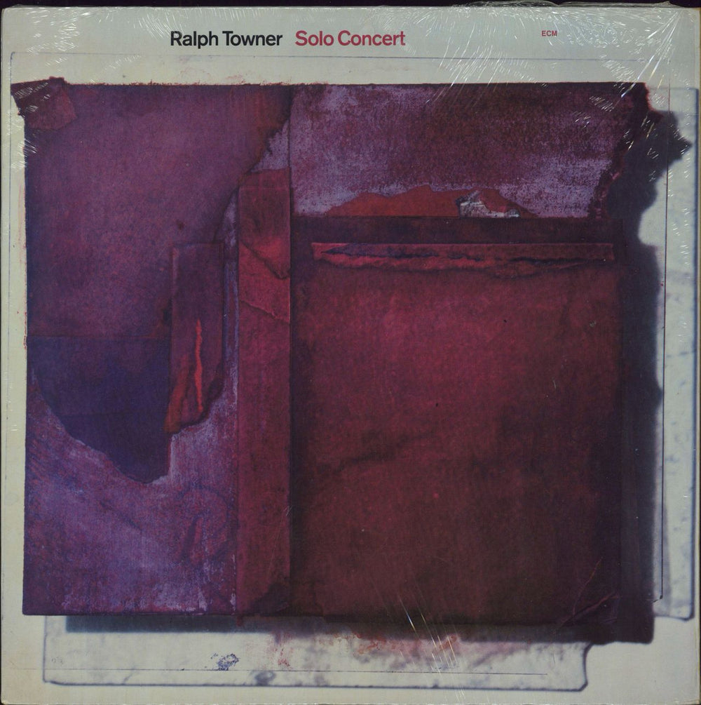 Ralph Towner Solo Concert - Shrink US vinyl LP album (LP record) ECM-1-1173