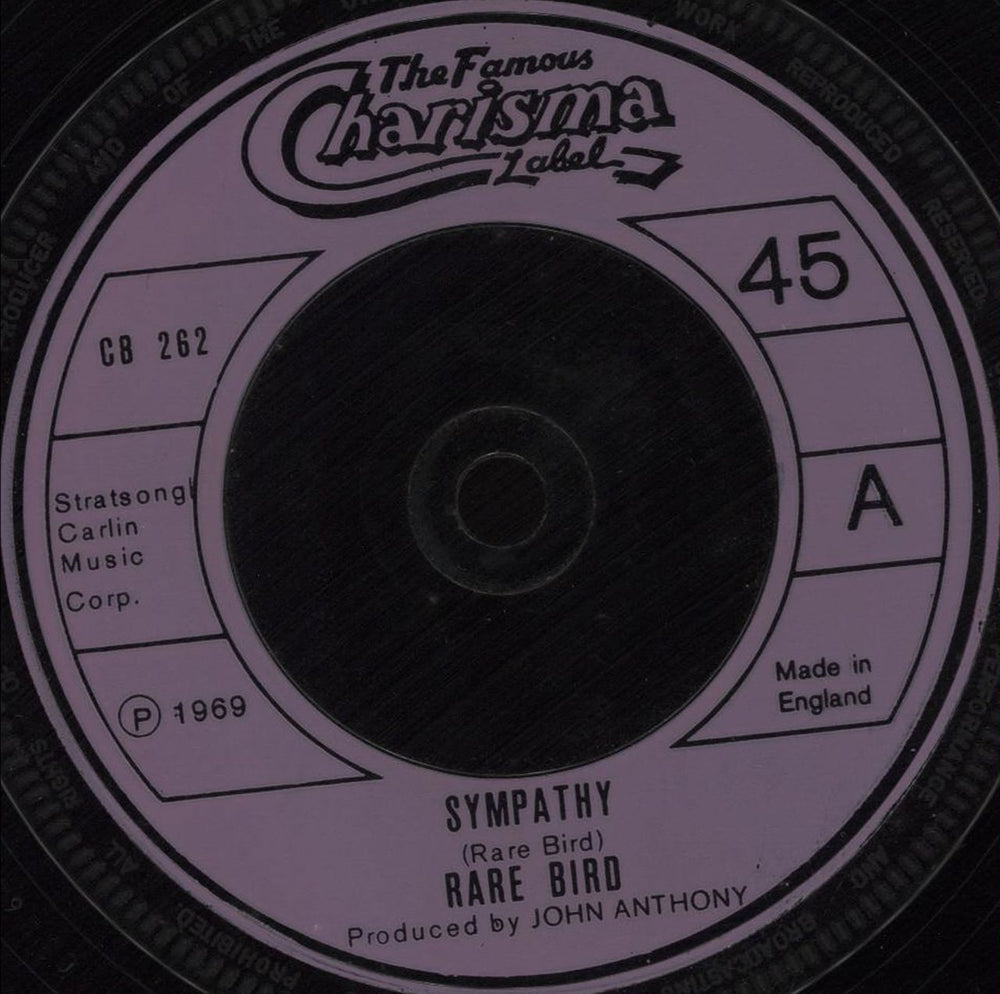 Rare Bird Sympathy UK 7" vinyl single (7 inch record / 45) CB262