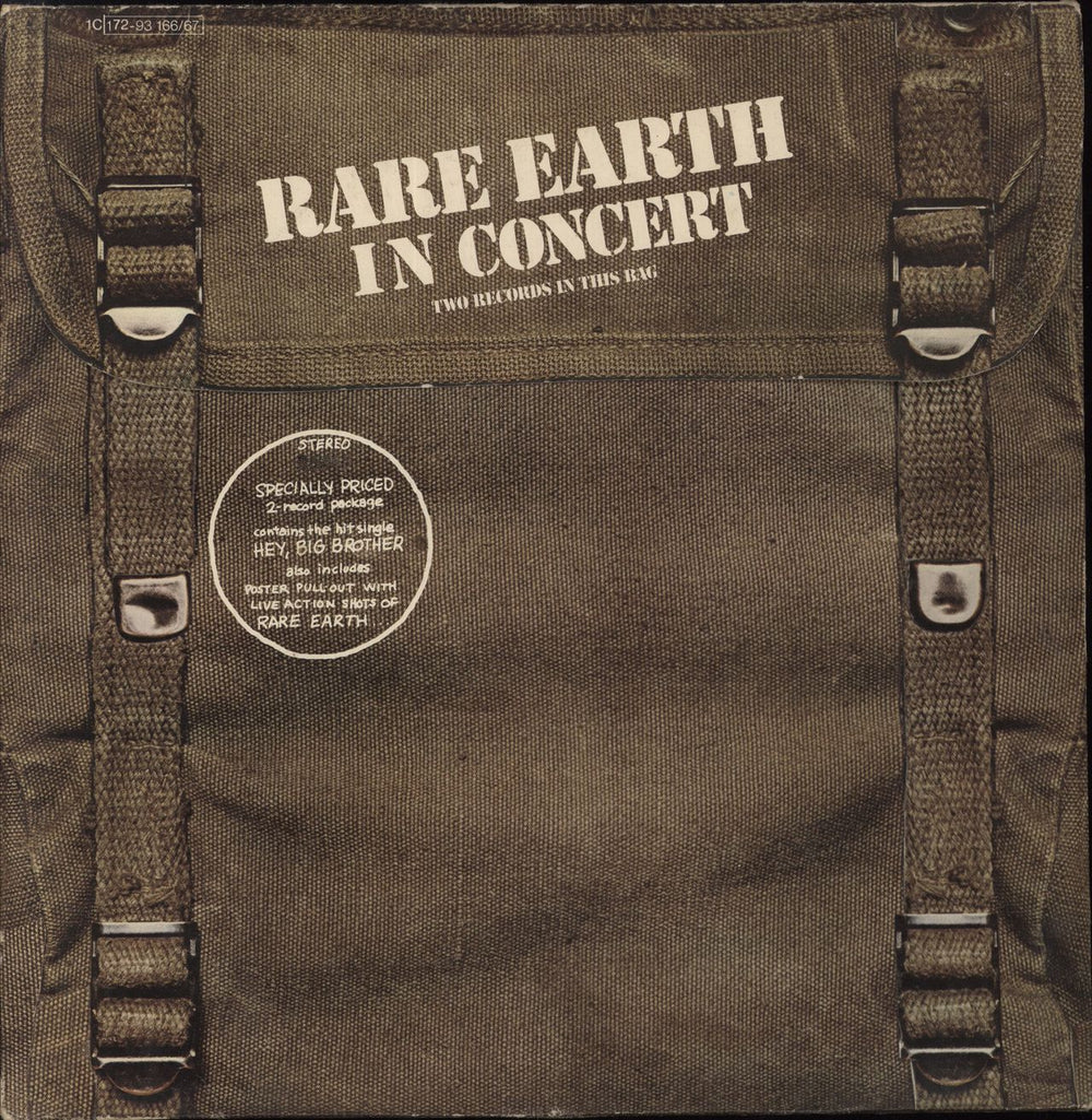 Rare Earth In Concert German 2-LP vinyl record set (Double LP Album) 1C172-93166/67