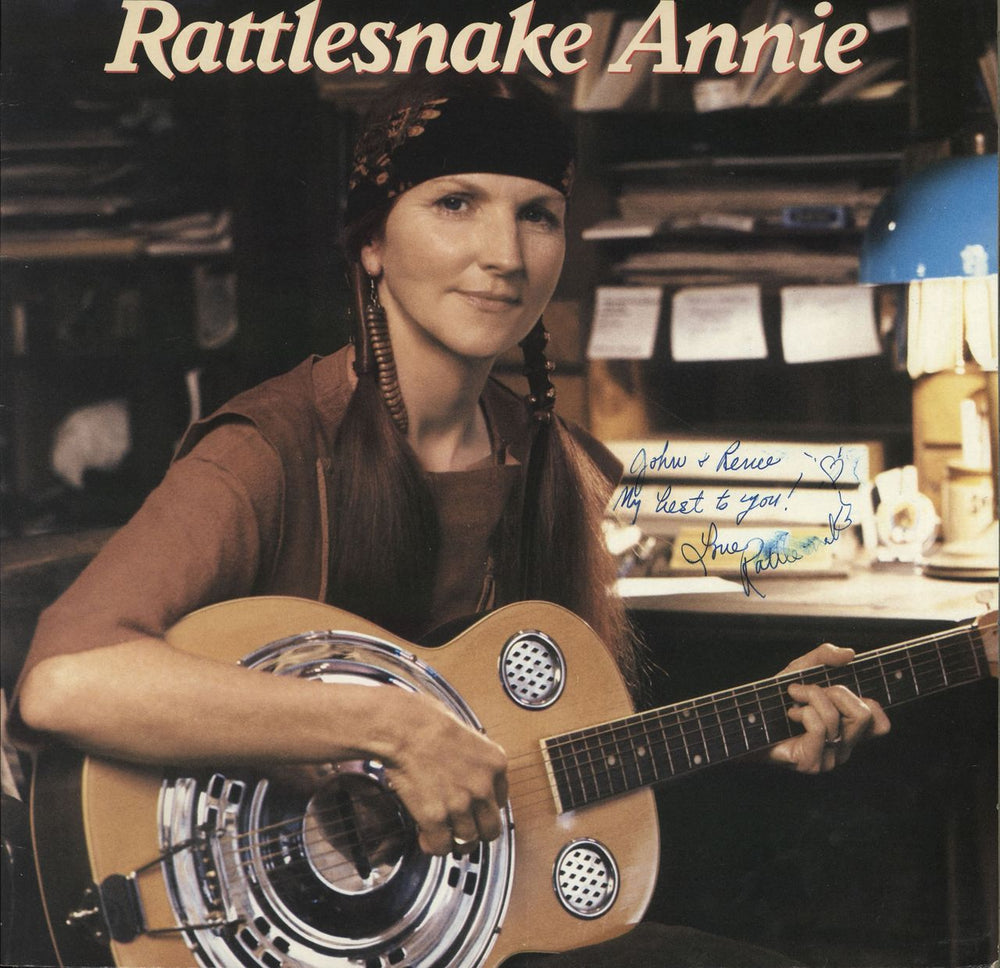 Rattlesnake Annie Rattlesnake Annie - Autographed UK vinyl LP album (LP record) 4600441