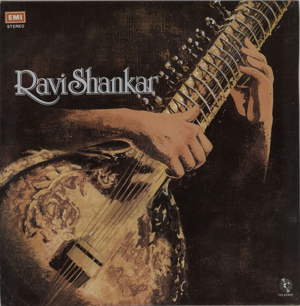 Ravi Shankar Sitar Indian vinyl LP album (LP record) TDD/ELRZ2