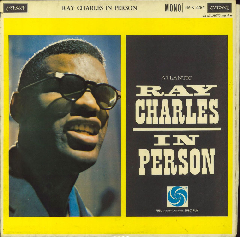 Ray Charles In Person UK vinyl LP album (LP record) HA-K2284