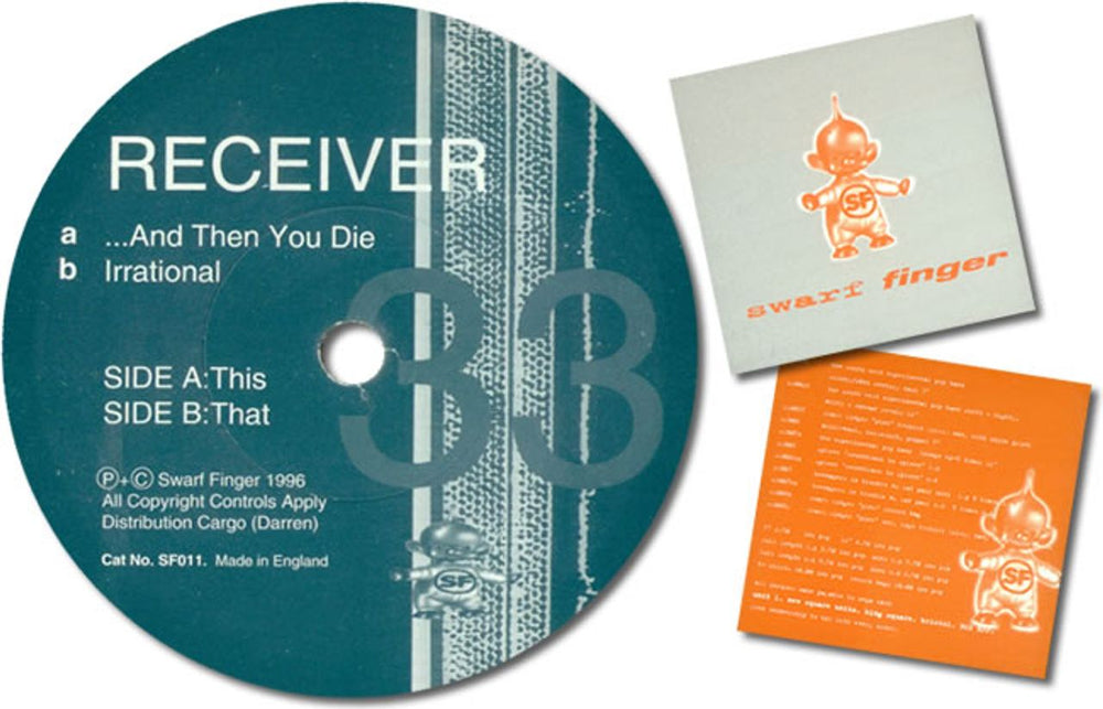 Receiver ...And Then You Die UK 7" vinyl single (7 inch record / 45) 1RE07AN418860