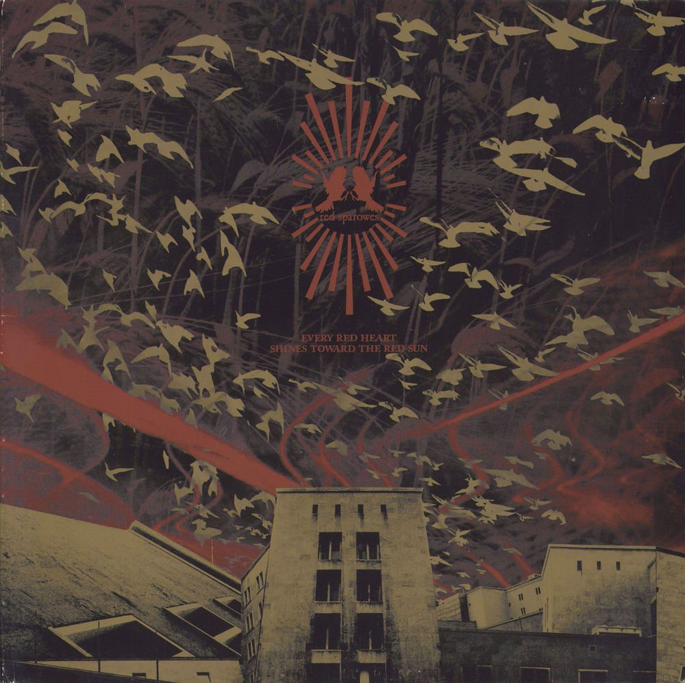 Red Sparowes Every Red Heart Shines Toward The Red Sun - Clear/Gold with Grey Burst Vinyl US 2-LP vinyl record set (Double LP Album) NR-045