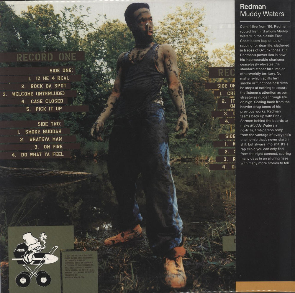 Redman Muddy Waters - Green Translucent With Black Smoke Vinyl US 2-LP vinyl record set (Double LP Album)