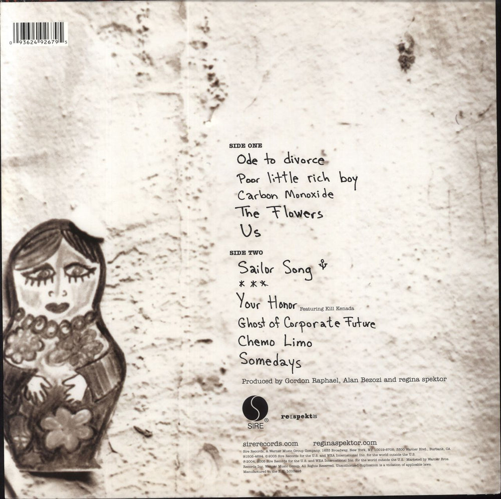 Regina Spektor Soviet Kitsch - RSD Red vinyl US vinyl LP album (LP record) 093624895312