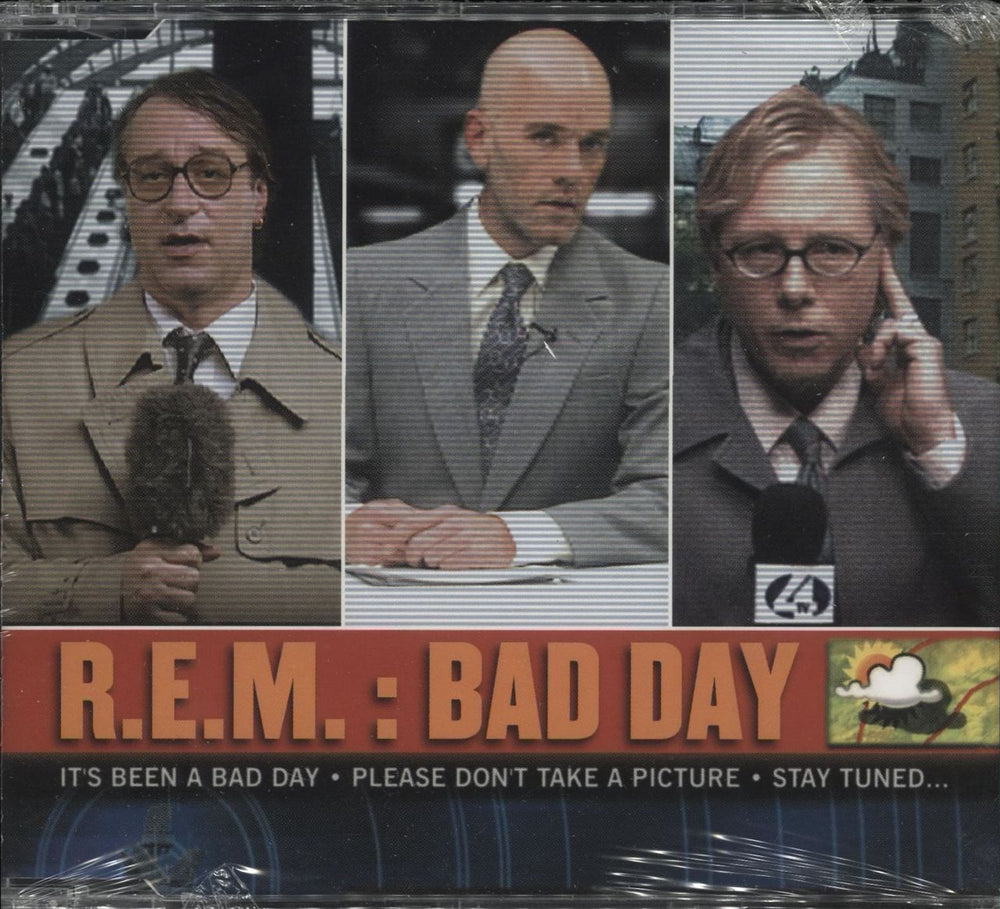 REM Bad Day - Sealed Canadian CD single (CD5 / 5") CD16533