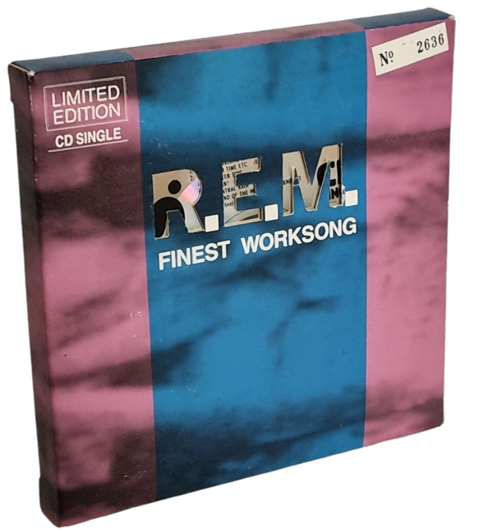 REM Finest Worksong - Box UK CD single (CD5 / 5") DIRM161