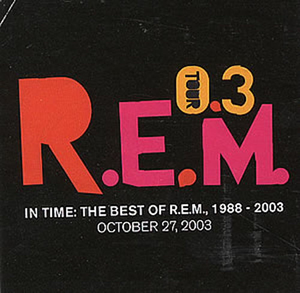 REM In Time: The Best Of R.E.M - Radio + Stickered Box UK Promo memorabilia REMMMIN262826