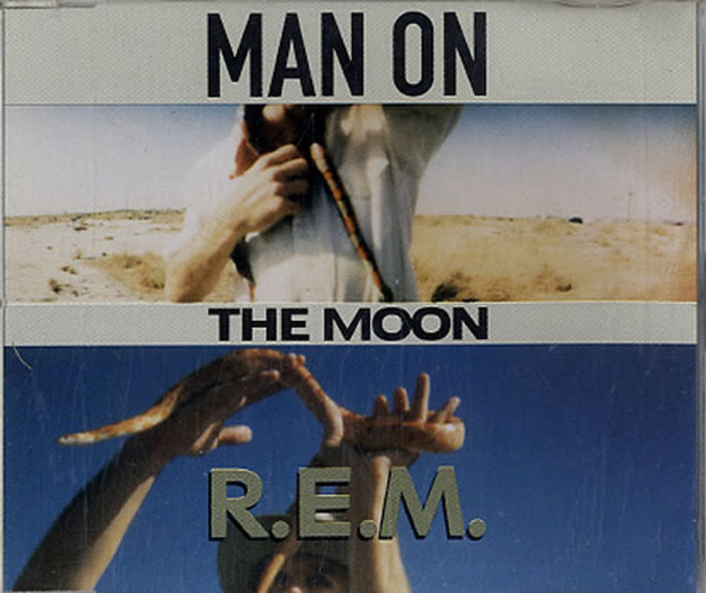 REM Man On The Moon UK 2-CD single set (Double CD single) W0143CD/CDX