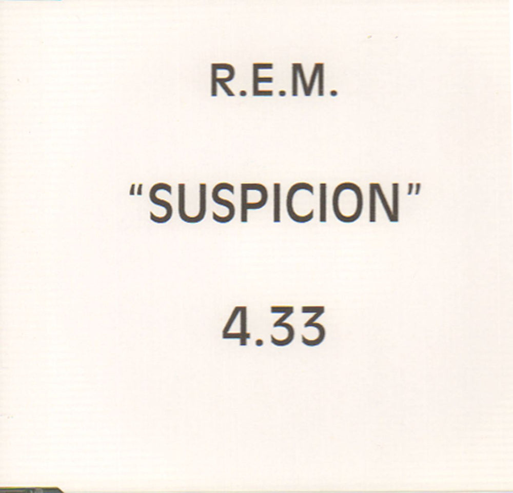 REM Suspicion - 1-track UK Promo CD-R acetate CD-R