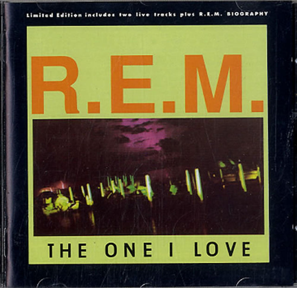 REM The One I Love UK 2-CD single set (Double CD single) DIRMT/X178