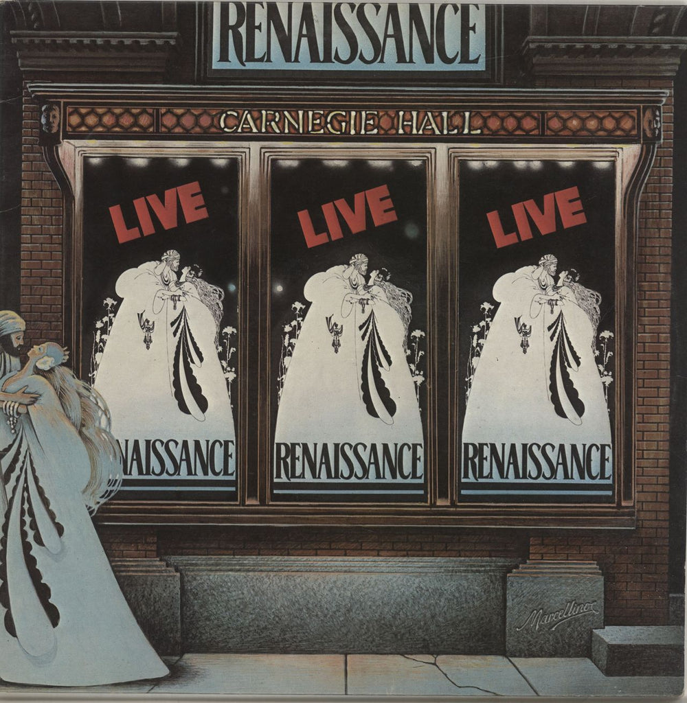 Renaissance Live At Carnegie Hall - EX UK 2-LP vinyl record set (Double LP Album) BTM2001