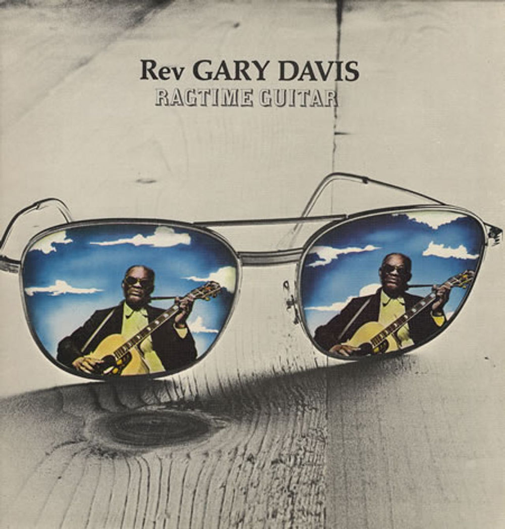 Rev. Gary Davis Ragtime Guitar UK vinyl LP album (LP record) TRA244