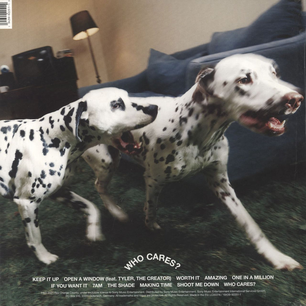 Rex Orange County Who Cares? - Sealed UK vinyl LP album (LP record) 194399225110