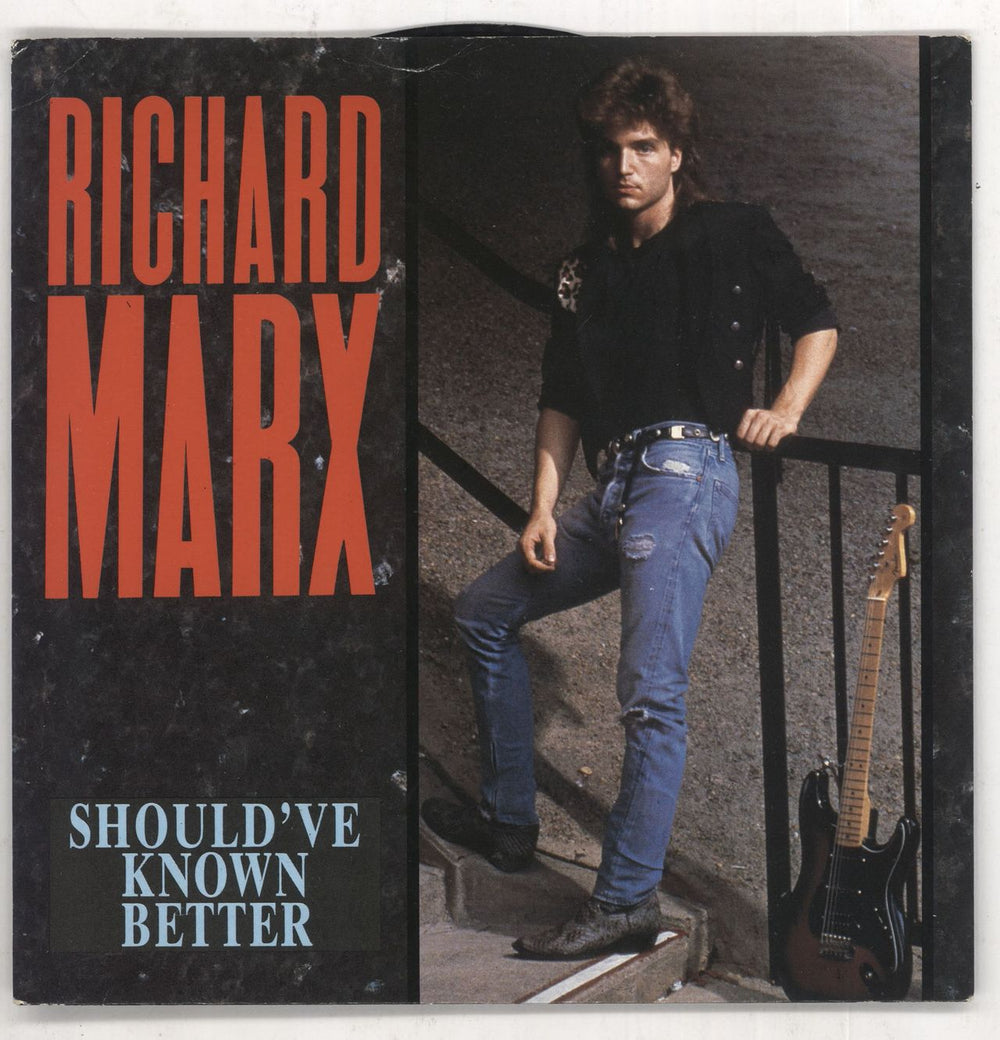 Richard Marx Should've Known Better - Factory Sample UK 7" vinyl single (7 inch record / 45) MT32