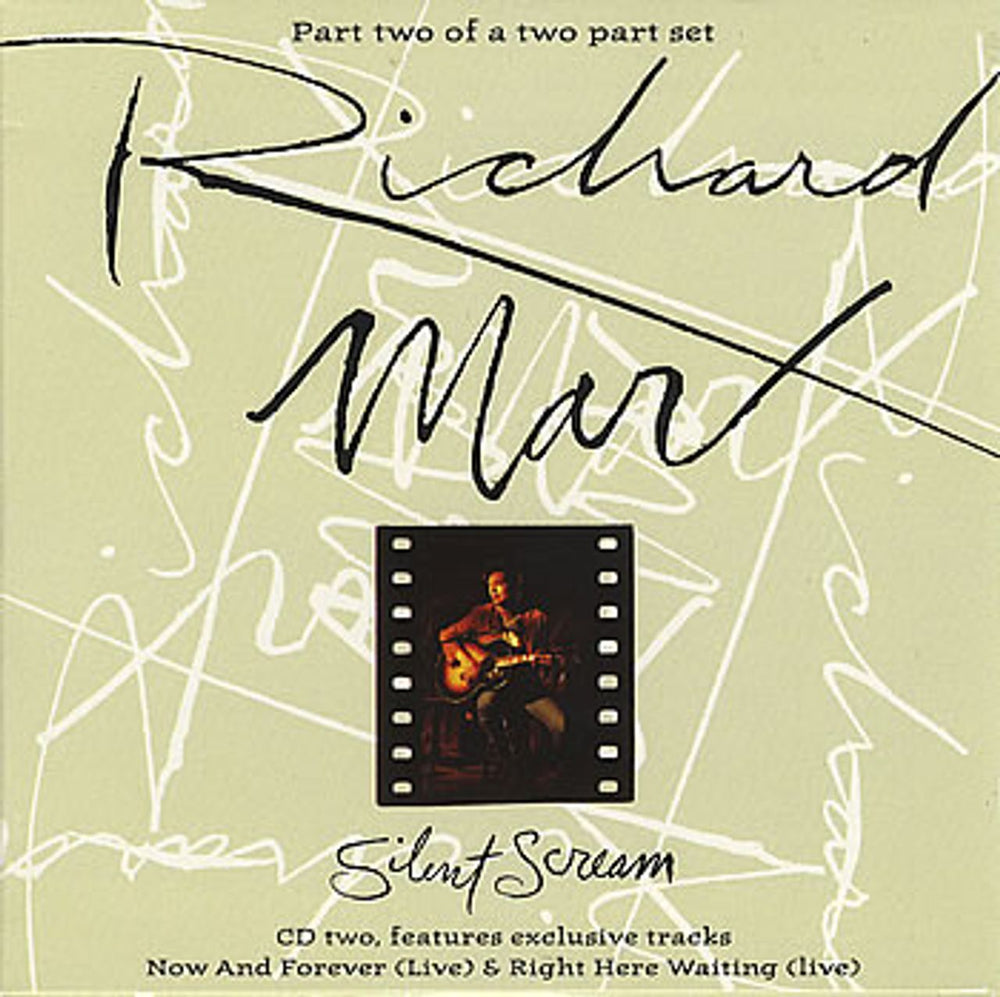 Richard Marx Silent Scream - Part 2 UK CD single (CD5 / 5") CDCL714