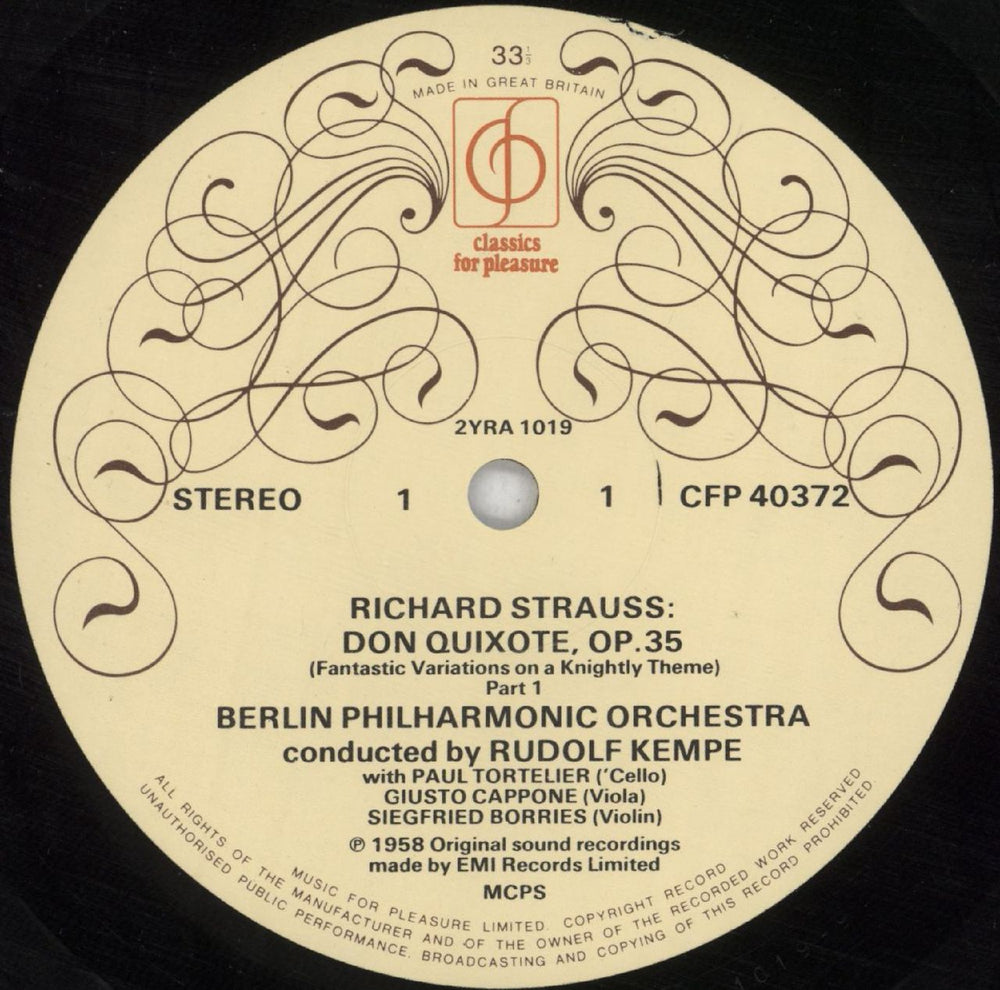 Richard Strauss Richard Strauss: Don Quixote / Till Eulenspiegel UK vinyl LP album (LP record) RG6LPRI824138