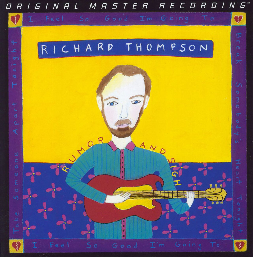 Richard Thompson Rumor And Sigh - 180gram US 2-LP vinyl record set (Double LP Album) MFSL2-476