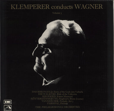 Richard Wagner Klemperer Conducts Wagner - Volume 3 UK vinyl LP album (LP record) ASD2697