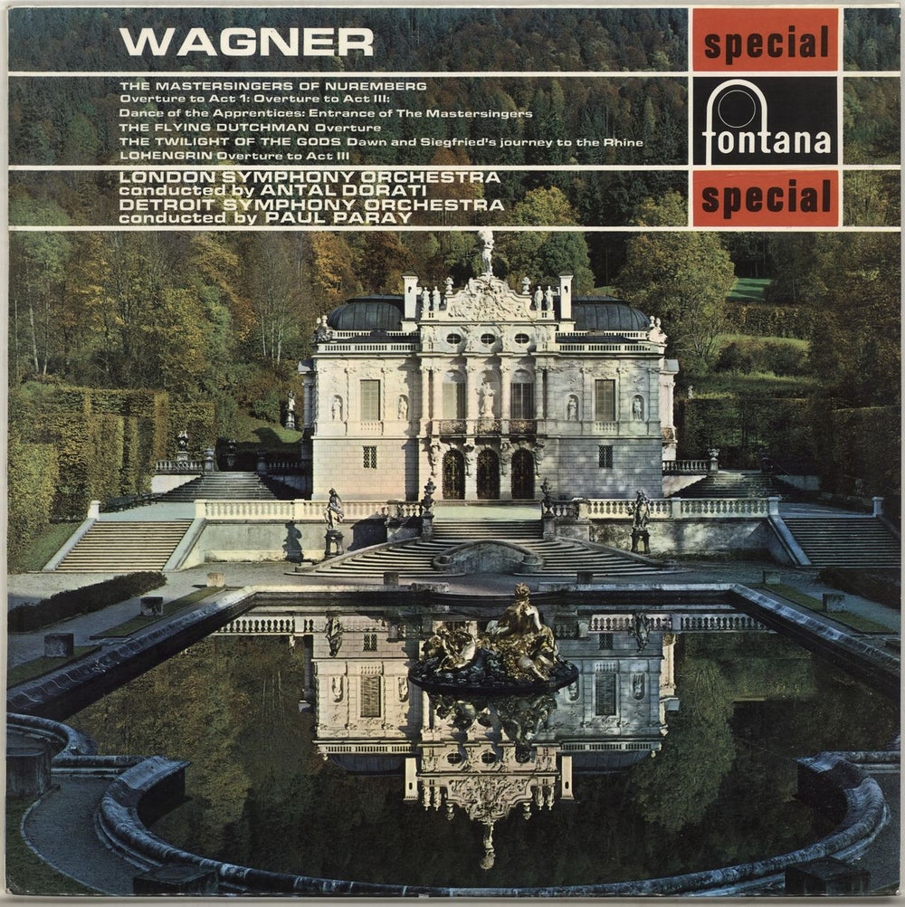 Richard Wagner Wagner UK vinyl LP album (LP record) SFL14051