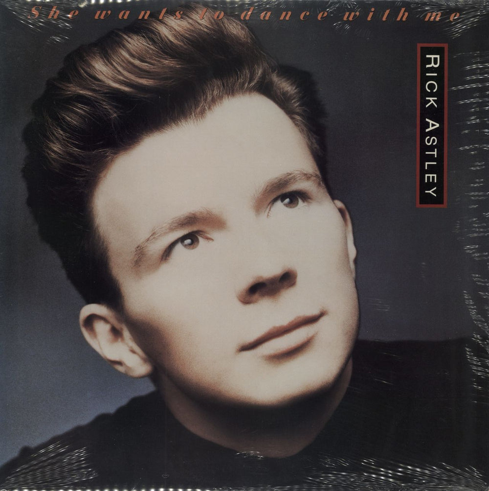 Rick Astley She Wants To Dance With Me - Sealed US 12" vinyl single (12 inch record / Maxi-single) 8839-1-RD