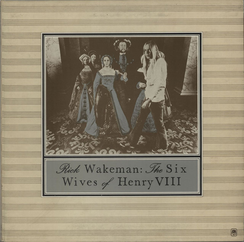 Rick Wakeman The Six Wives Of Henry VIII - 1st - Red UK vinyl LP album (LP record) AMLH64361