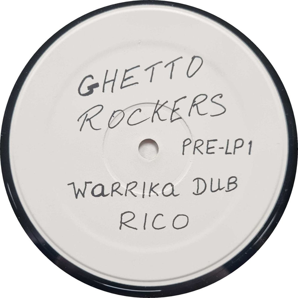 Rico Warrika Dub UK Promo vinyl LP album (LP record) RHFLPWA713127